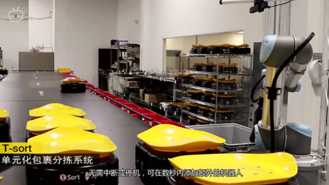 全球首款便攜式自動機(jī)器人分揀系統(tǒng)，單元分揀和包裹分揀能同時(shí)進(jìn)行！