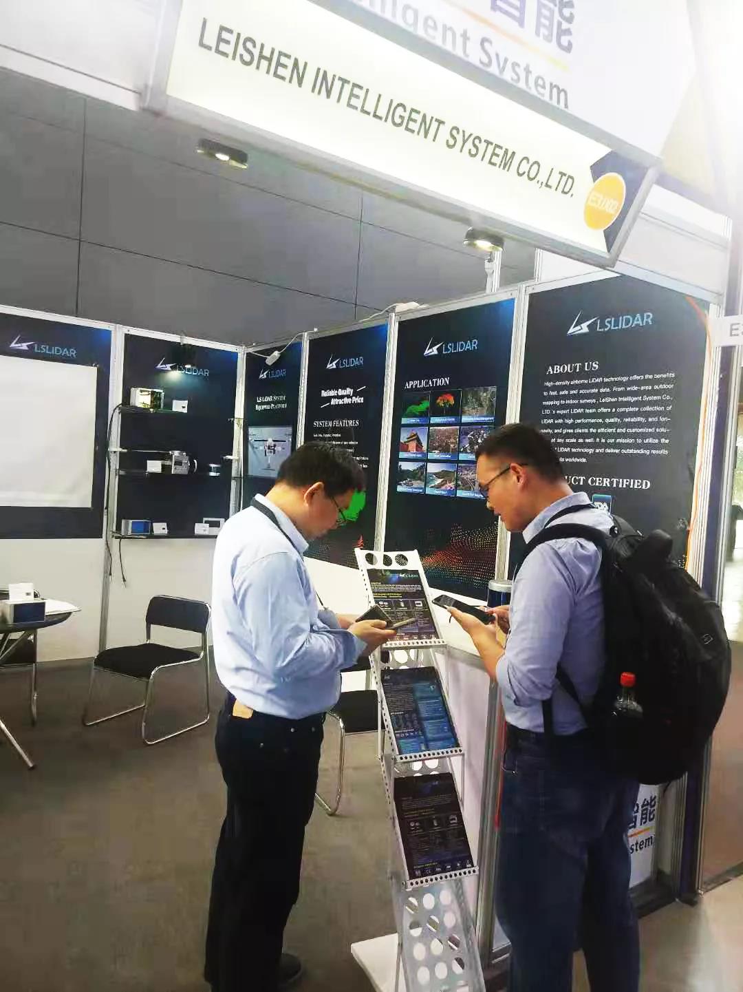 鐳神激光雷達(dá)無(wú)人機(jī)3D建模系統(tǒng)亮相2019INTERGEO