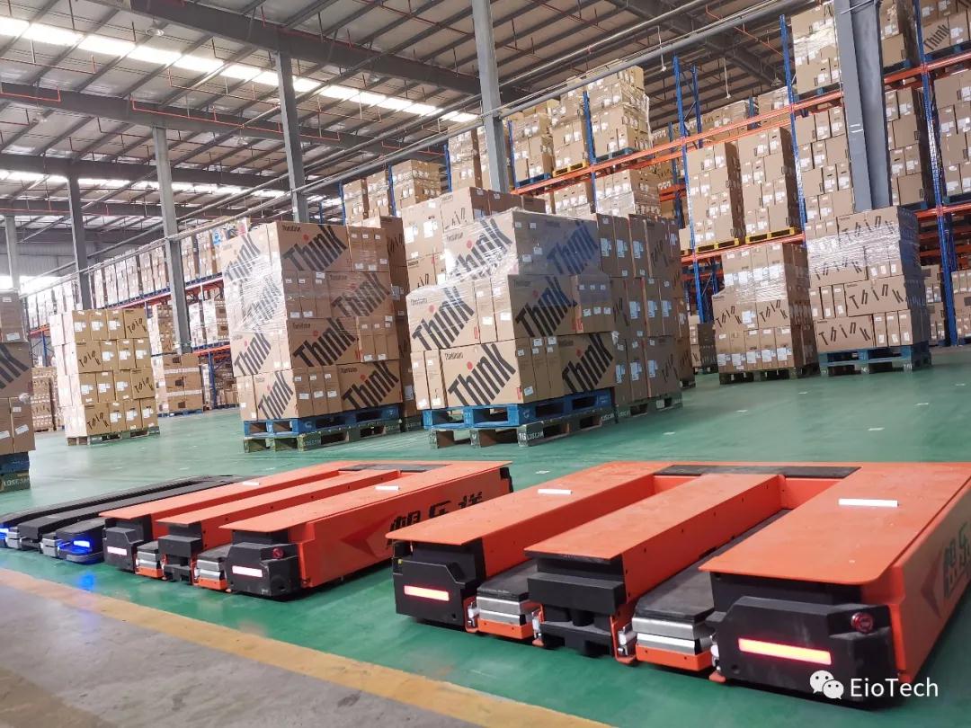 出場即出彩，易博特托盤機器人首單落戶聯想電腦